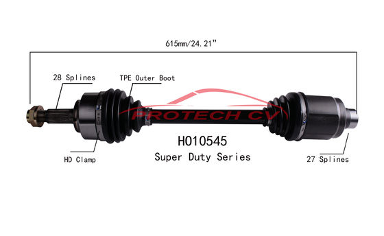 Honda CR-V Front Drive Axle Assembly TPEE Boot Front Right Axle Shaft