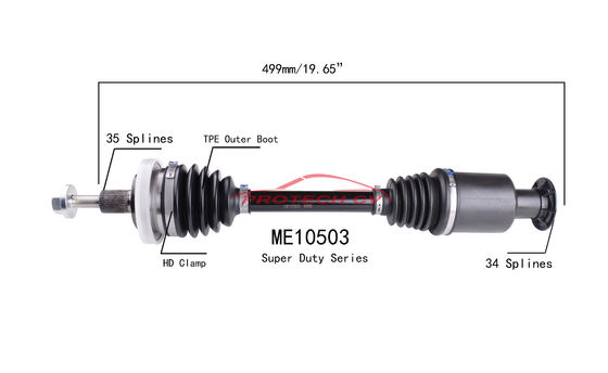 ME10503 CV Axle Assembly 4Matic Mercedes E280 Front Drive Axle Assembly