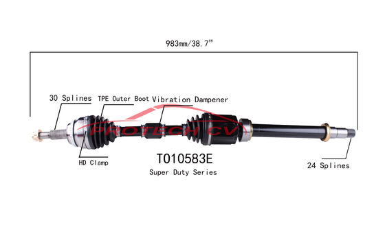 Lexus RX400h Cv Axle Front Right Axle Cv Shaft Assembly Cold Forging Joint Housing