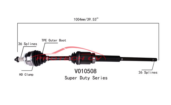 VO10508 Volvo XC70 Right Front Drive Shaft Axle Shaft Assembly EXTREME Weather Unit