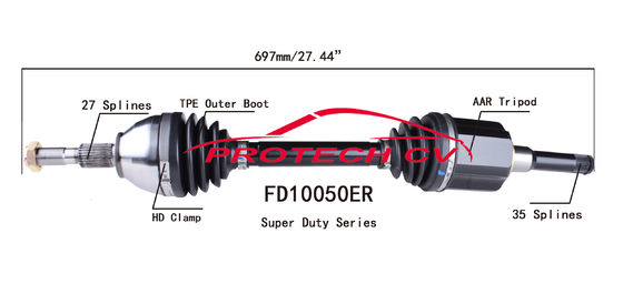 EXTREME Weather Unit CV Joint Forging Ford Fusion Front Drive Axle Assembly