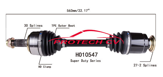 Cold Forging Grinding Cv Shaft Assembly Honda CRV Front Right Axle Shaft