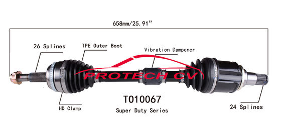 Toyota CV Joint Forging Axle Cv Complete Assembly Cold Forging Grinding Process