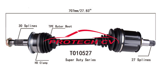 Toyota Sequoia Cv Shaft Assembly Front Drive Shaft Cv Joint EXTREME Weather Unit