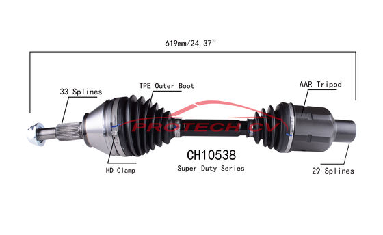 Ram 1500 Front Axle Shaft Replacement Axle Cv Shaft Assembly EXTREME Weather Unit