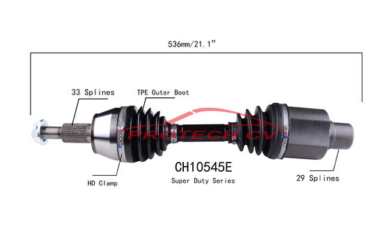 CH10545E Cv Complete Assembly 20CrMnTi Steel Right Front Cv Shaft