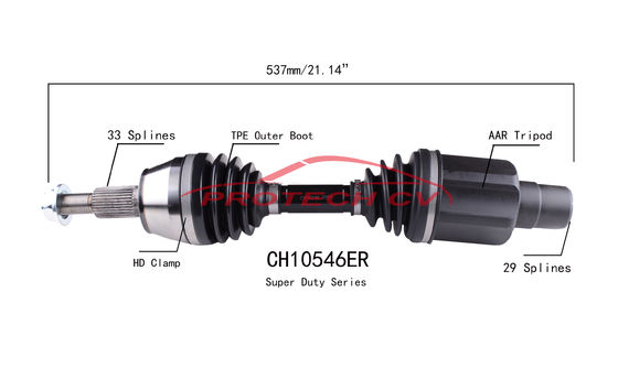Dakota Front Axle Shaft Replacement Cv Joint Heavy Duty TPEE Boot