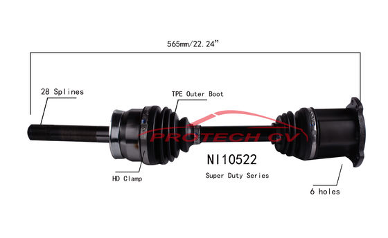 NI10522 Cv Axle Right Side 1998-2004 Nissan Frontier Cv Axle Left And Right