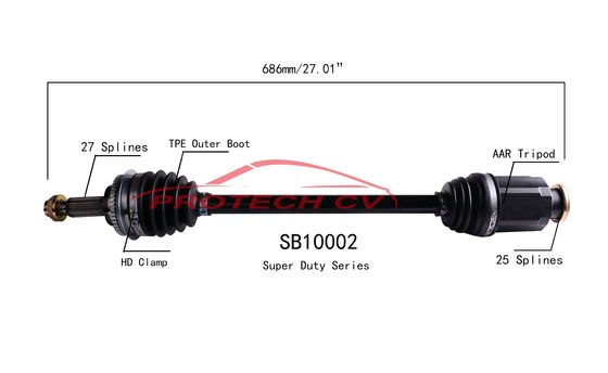 Subaru Baja Right Front Drive Axle Front Right Cv Axle Shaft Cold Forging Grinding