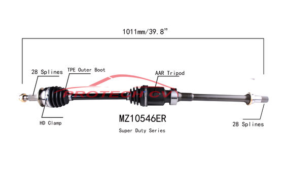 TPEE Boot Mazda 3 Drive Shaft 2.0L L4 Front Drive Shaft Cv Joint EXTREME Weather Unit