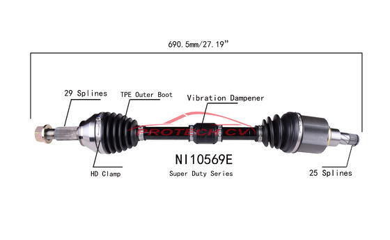 Automatic CVT Cv Drive Axle Nissan Sentra Drive Shaft EXTREME Weather Unit