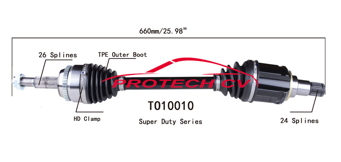 Heavy Duty Cv Axle Front Right Toyota Highlander Inner Cv Joint Assembly