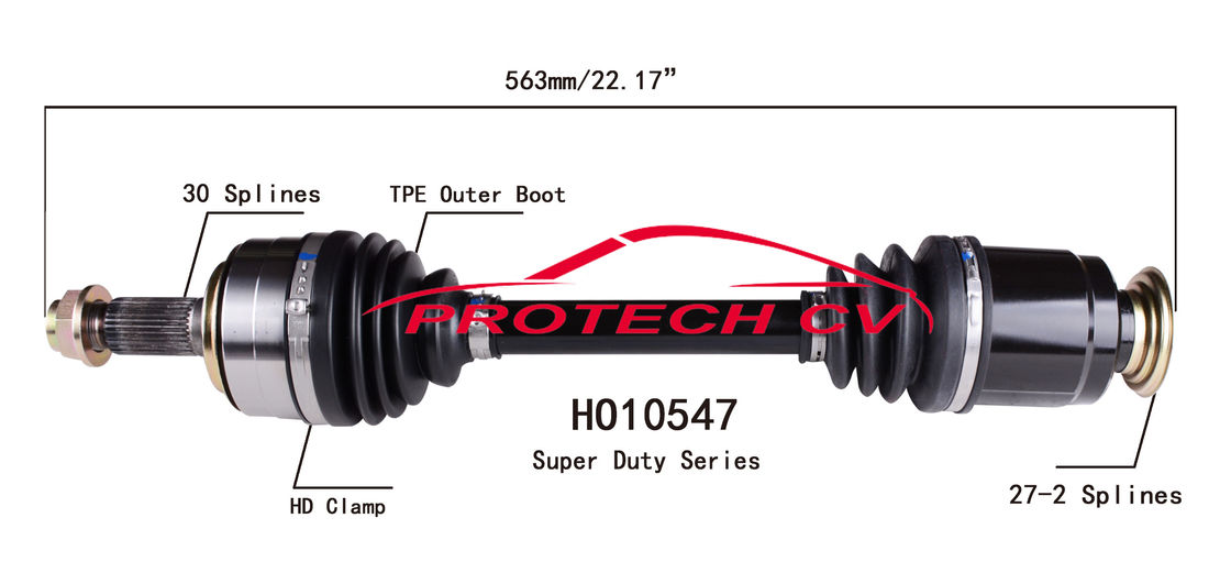 Cold Forging Grinding Cv Shaft Assembly Honda CRV Front Right Axle Shaft