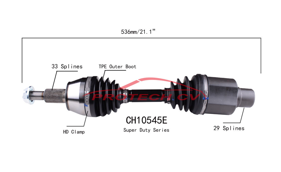 CH10545E Cv Complete Assembly 20CrMnTi Steel Right Front Cv Shaft
