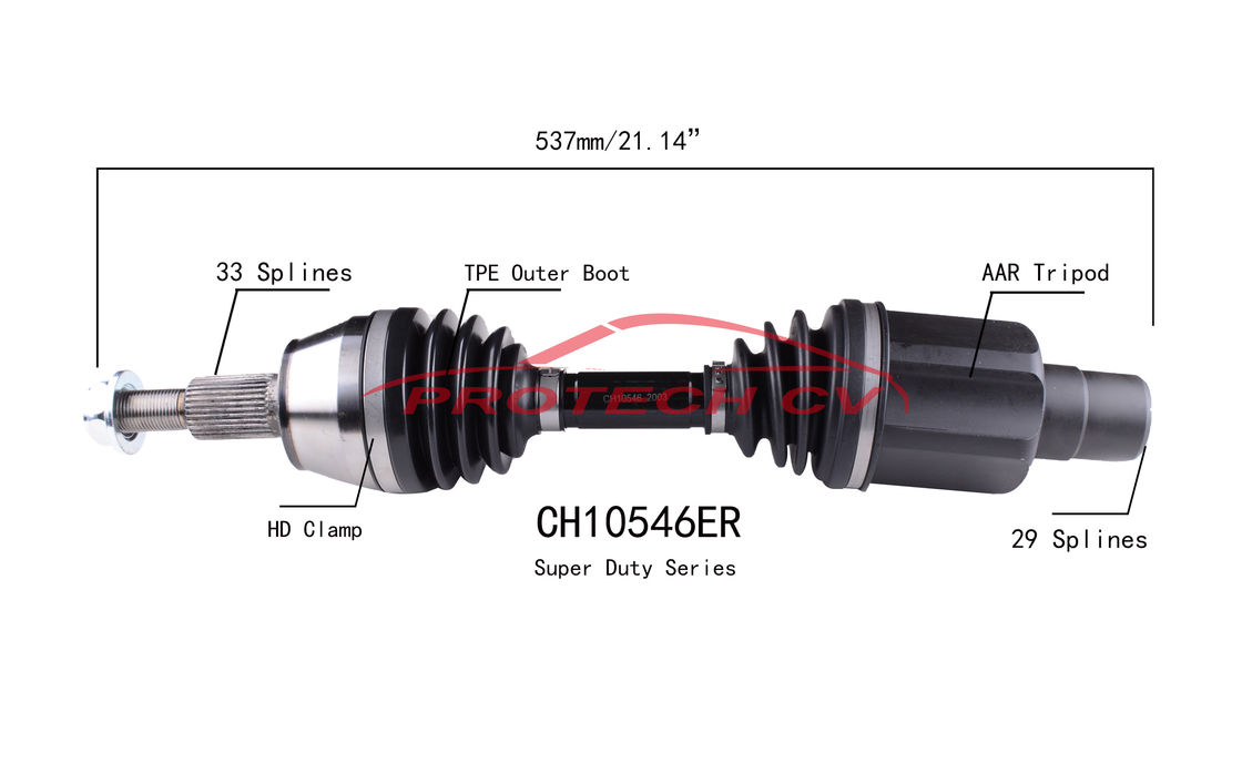 Dakota Front Axle Shaft Replacement Cv Joint Heavy Duty TPEE Boot