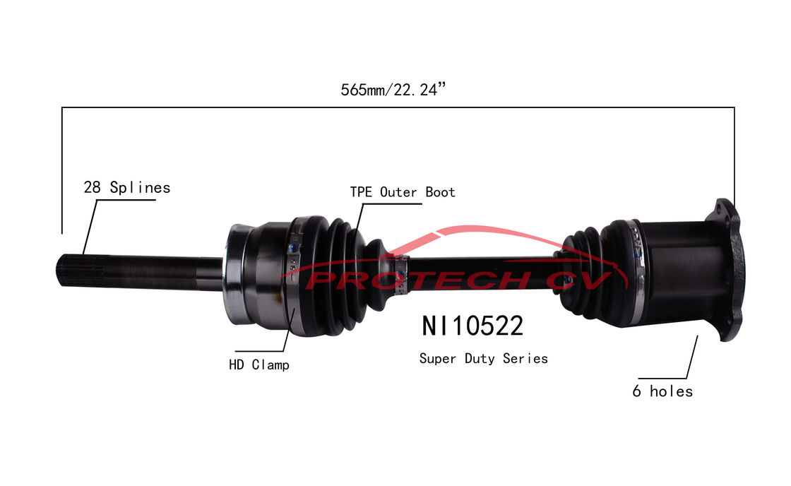 NI10522 Cv Axle Right Side 1998-2004 Nissan Frontier Cv Axle Left And Right