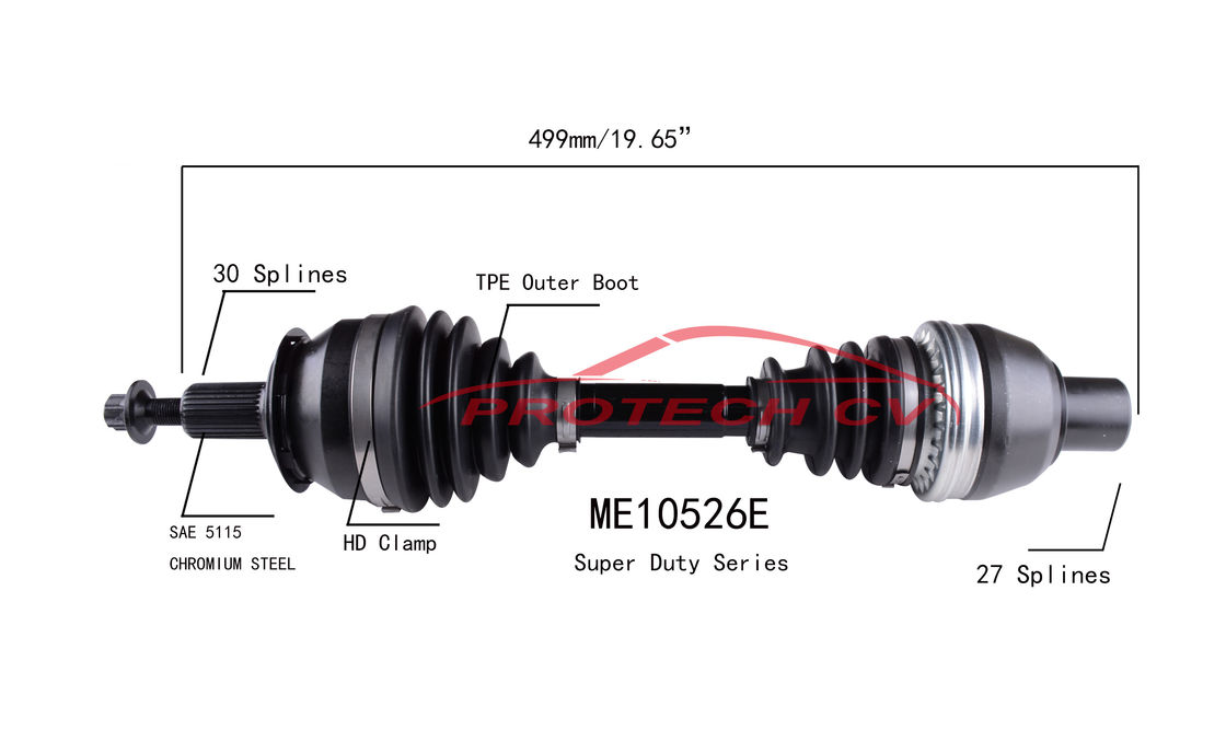 AWD 4Matic Axle Cv Shaft Assembly CLA250 Mercedes Benz Drive Shaft
